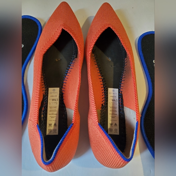 Rothy’s  The Point Persimmon Retired Color Sz 6.5 - Picture 6 of 8
